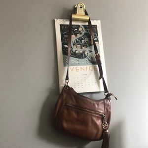 Michael Kors Charm Tassel Convertible Brown